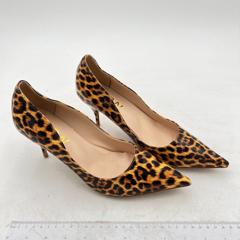Ydn Leopard Print Pointed Toe Stiletto Heel Pumps… - image 4